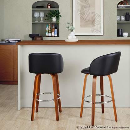 Majestic Office Furniture 29" Fixed-Height Barstool - Set of 2