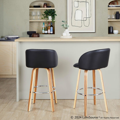 Majestic Office Furniture 29" Fixed-Height Barstool - Set of 2