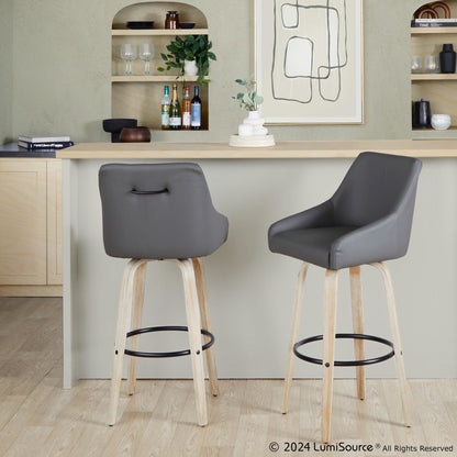 Majestic Office Furniture 30" Fixed-Height Barstool - Set of 2