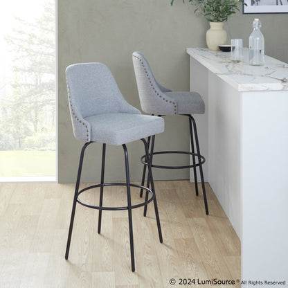 Majestic Office Furniture Marcel 30" Fixed-Height Barstool - Set of 2