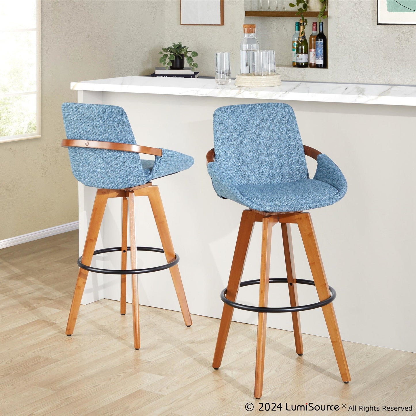 Majestic Office Furniture 29" Fixed-Height Barstool