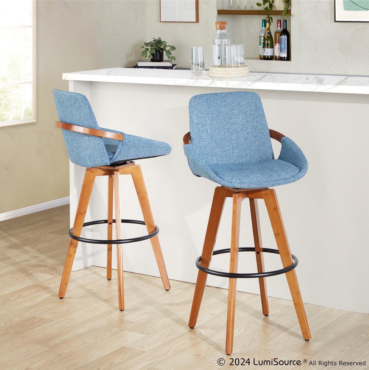 Majestic Office Furniture 29" Fixed-Height Barstool