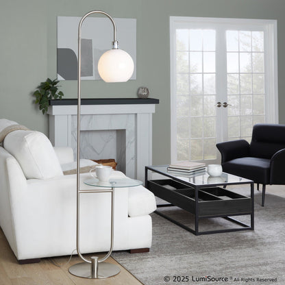 Majestic Office Furniture 71" Floor Lamp with Table