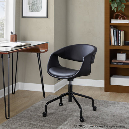 Lumisource Curvo Upholstered 4-star Task Chair