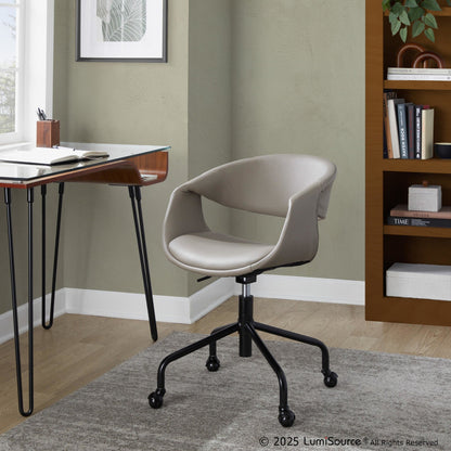 Lumisource Curvo Upholstered 4-star Task Chair