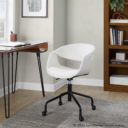 Lumisource Curvo Upholstered 4-star Task Chair