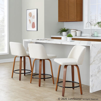 Majestic Office Furniture 24" Fixed-Height Counter Stool - Set of 2