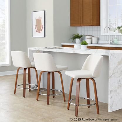 Majestic Office Furniture 24" Fixed-Height Counter Stool - Set of 2