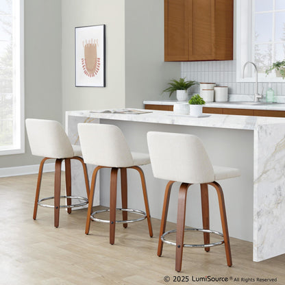Majestic Office Furniture 24" Fixed-Height Counter Stool - Set of 2