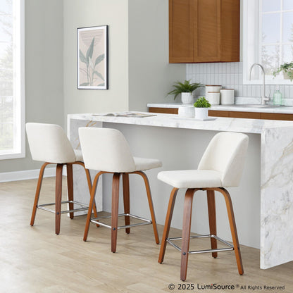 Majestic Office Furniture 24" Fixed-Height Counter Stool - Set of 2
