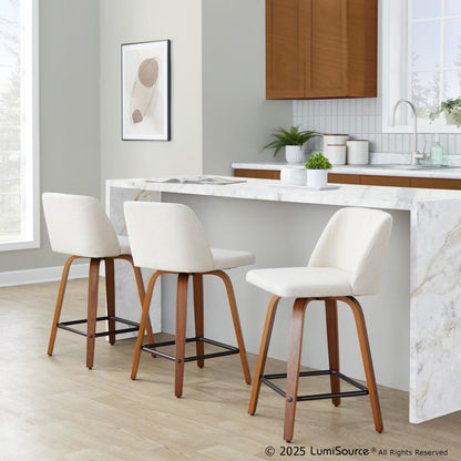 Majestic Office Furniture 24" Fixed-Height Counter Stool - Set of 2