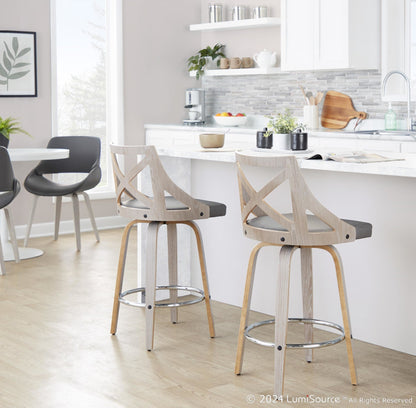 Majestic Office Furniture 26" Fixed-Height Counter Stool - Set of 2