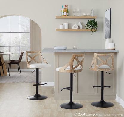 Majestic Office Furniture Adjustable Barstool - Set of 2