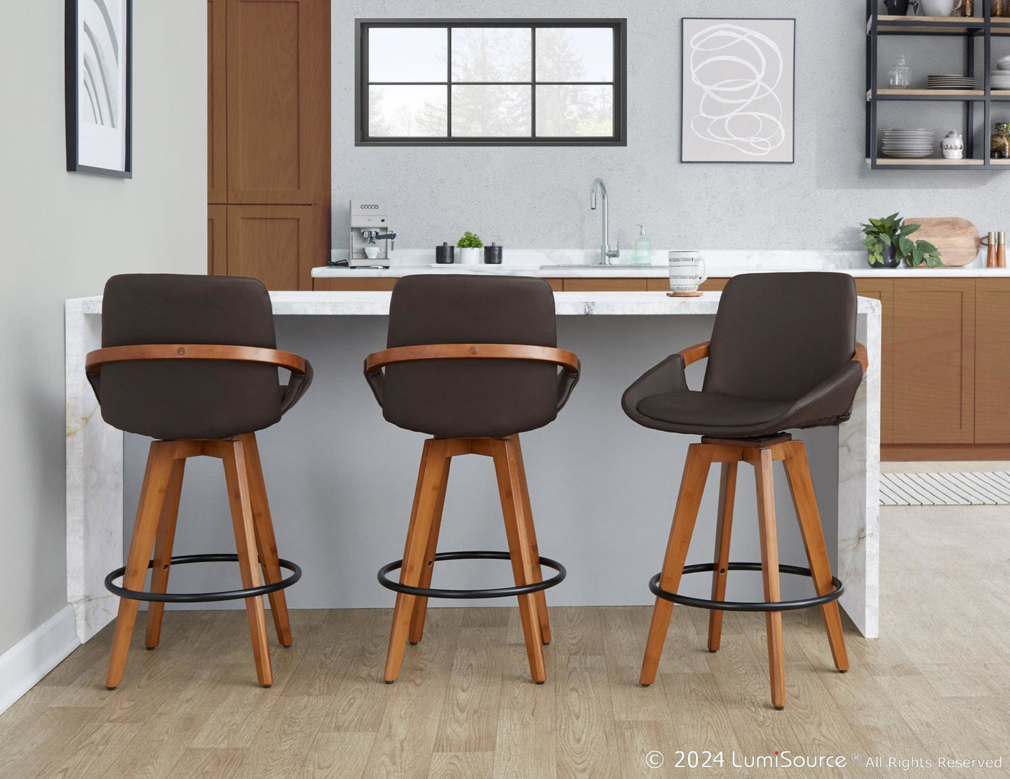 Majestic Office Furniture 26" Fixed-Height Counter Stool