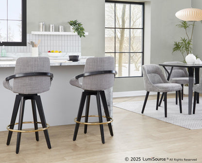 Majestic Office Furniture 26" Fixed-Height Counter Stool - Set of 2