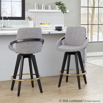 Majestic Office Furniture 26" Fixed-Height Counter Stool - Set of 2
