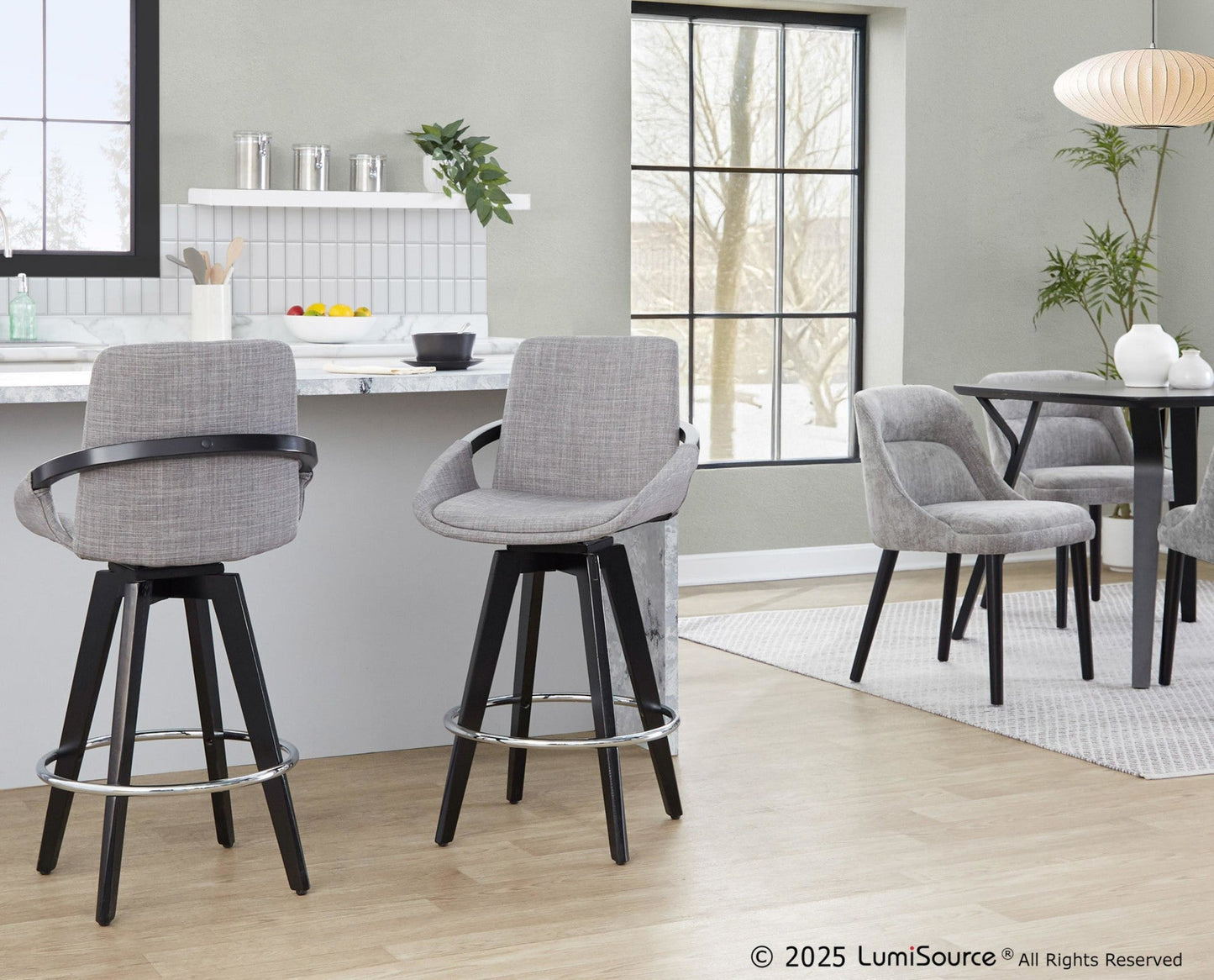 Majestic Office Furniture 26" Fixed-Height Counter Stool - Set of 2