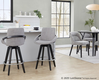 Majestic Office Furniture 26" Fixed-Height Counter Stool - Set of 2