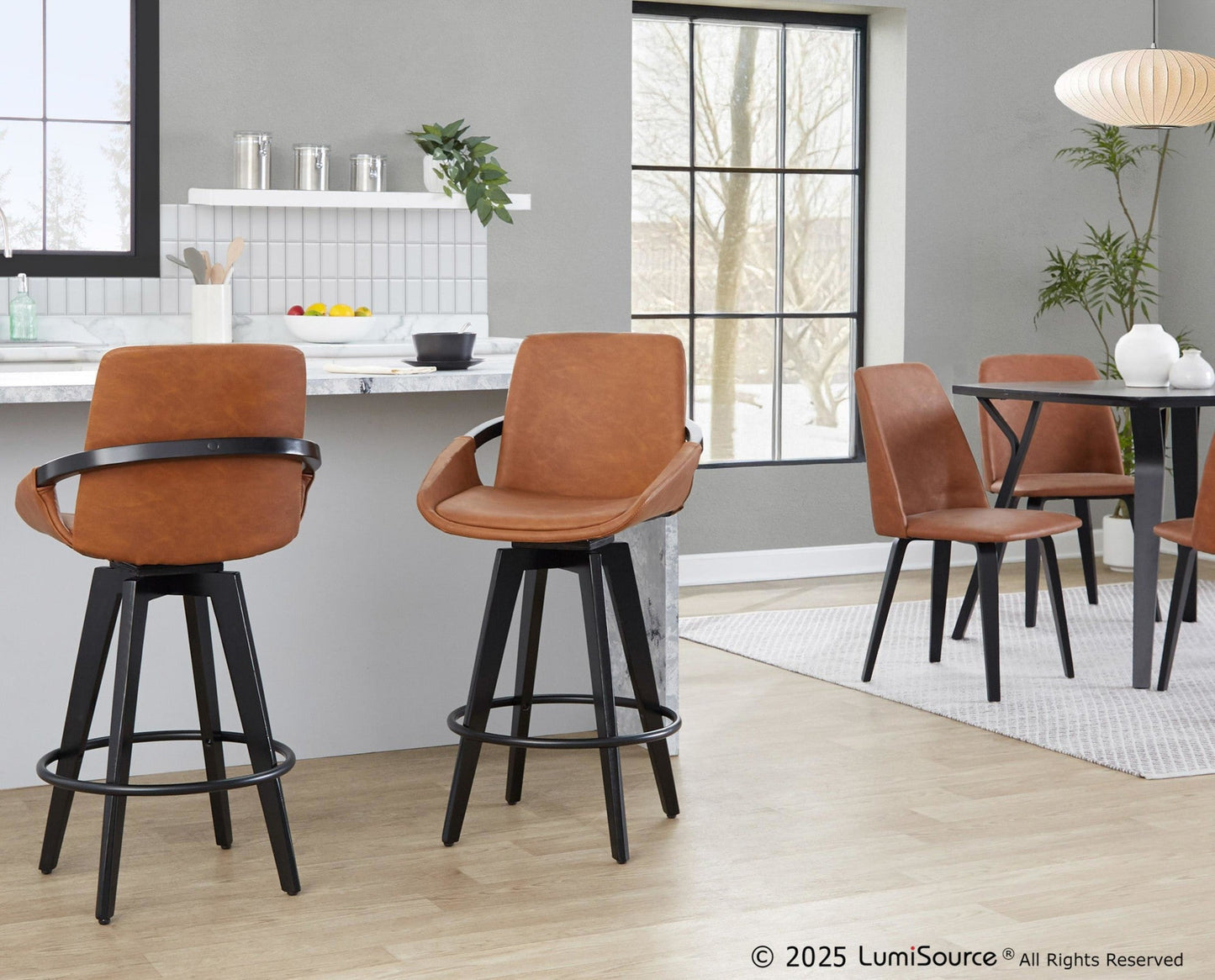 Majestic Office Furniture 26" Fixed-Height Counter Stool - Set of 2
