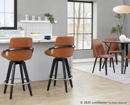 Majestic Office Furniture 26" Fixed-Height Counter Stool - Set of 2