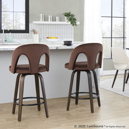 Majestic Office Furniture Upholstered 26" Fixed-Height Counter Stool - Set of 2
