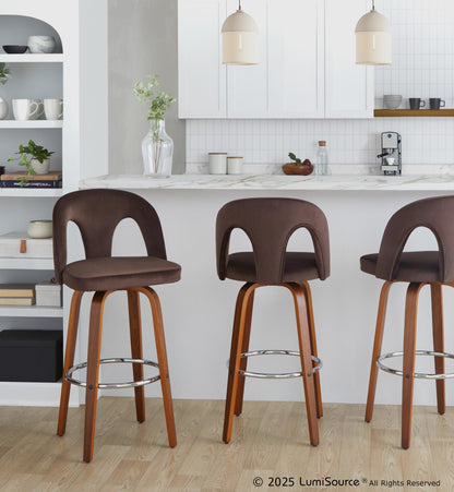 Majestic Office Furniture Upholstered 30" Fixed-Height Barstool - Set of 2