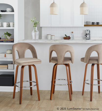 Majestic Office Furniture Upholstered 30" Fixed-Height Barstool - Set of 2