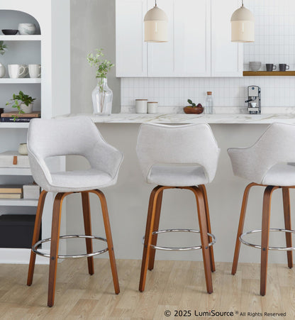 Majestic Office Furniture 30" Fixed-Height Xl Barstool - Set of 2