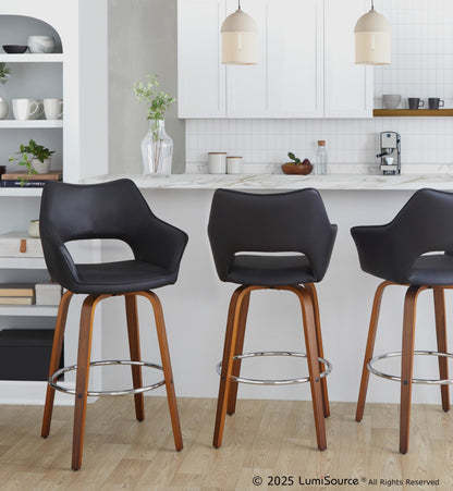 Majestic Office Furniture 30" Fixed-Height Xl Barstool - Set of 2