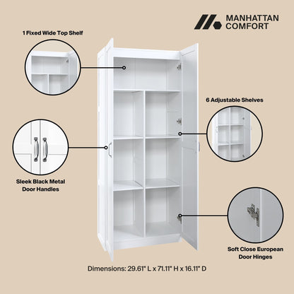 Manhattan Comfort Cornelia Storage Closet