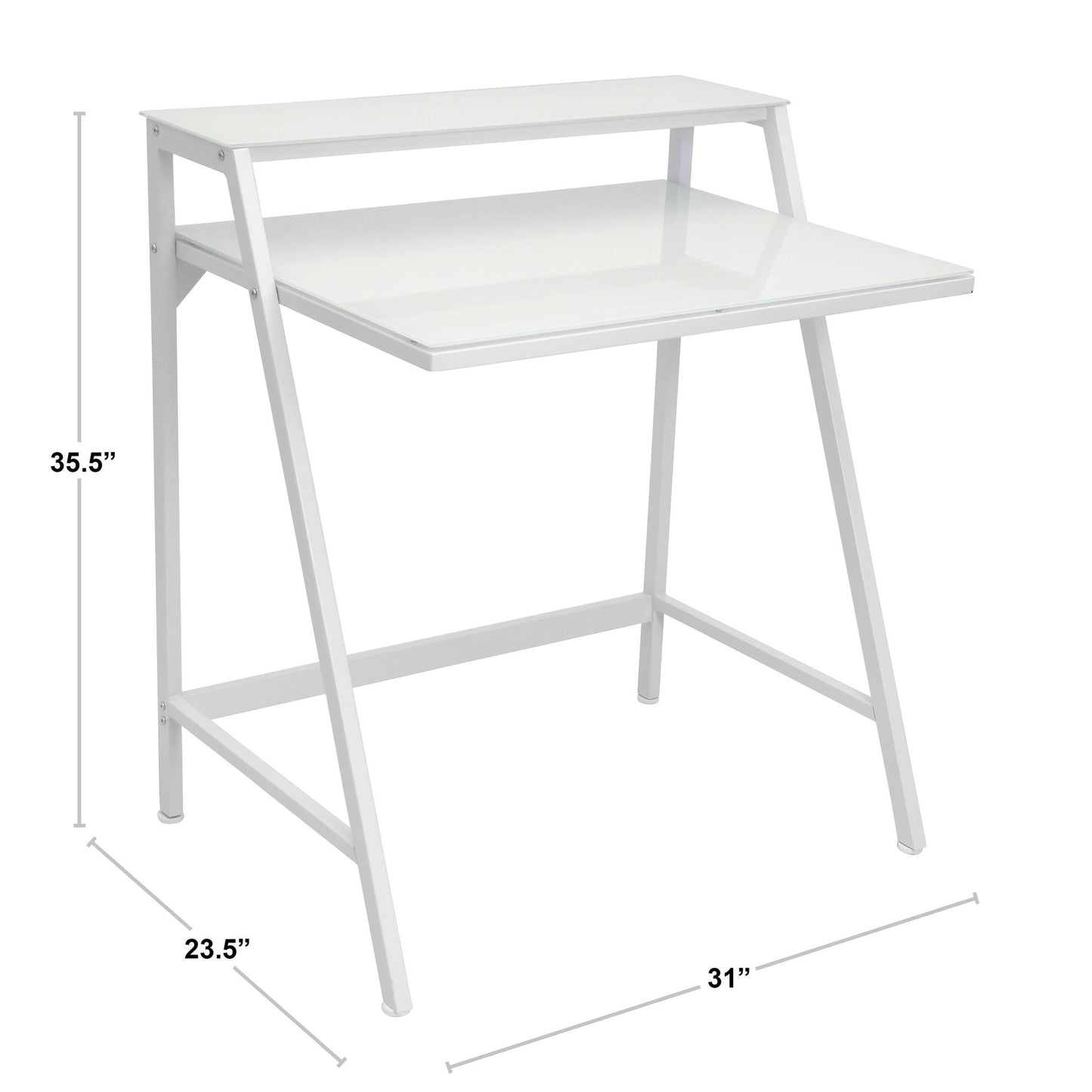Lumisource 2-tier Office Desk