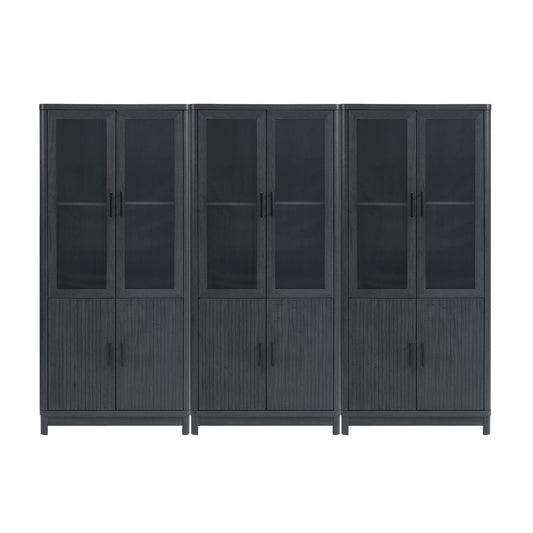 Manhattan Comfort Jodie Bookcase - Set of 3