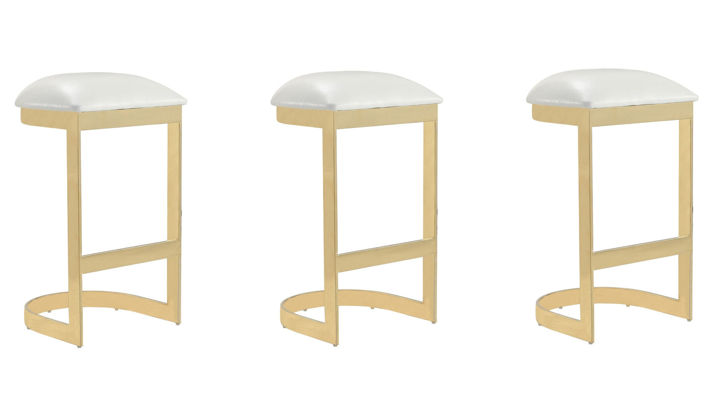 Manhattan Comfort Aura Bar Stool - Set of 3