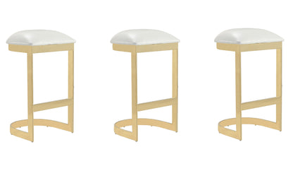 Manhattan Comfort Aura Bar Stool - Set of 3