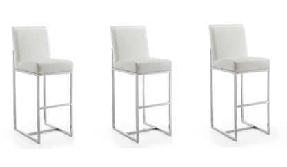 Manhattan Comfort Element Bar Stool - Set of 3
