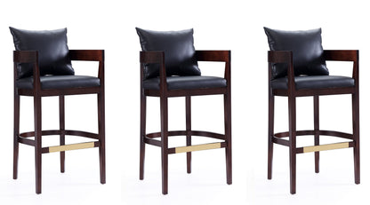 Manhattan Comfort Ritz Bar Stool - Set of 3