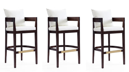 Manhattan Comfort Ritz Bar Stool - Set of 3