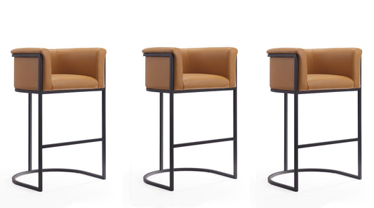 Manhattan Comfort Cosmopolitan Bar Stool - Set of 3