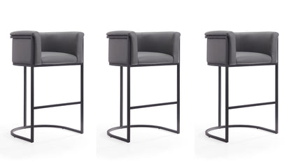 Manhattan Comfort Cosmopolitan Bar Stool - Set of 3