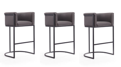 Manhattan Comfort Cosmopolitan Bar Stool - Set of 3