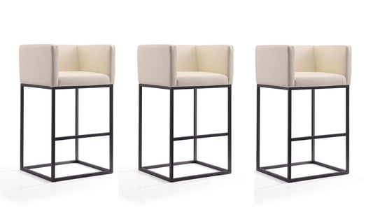 Manhattan Comfort Embassy Bar Stool - Set of 3