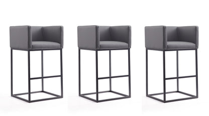 Manhattan Comfort Embassy Bar Stool - Set of 3