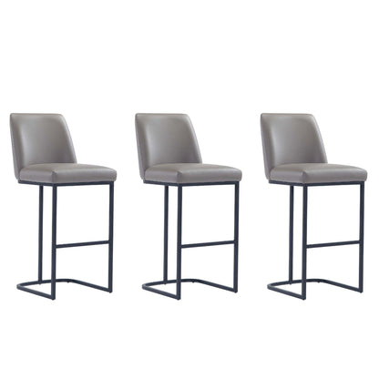 Manhattan Comfort Serena Barstool - Set of 3