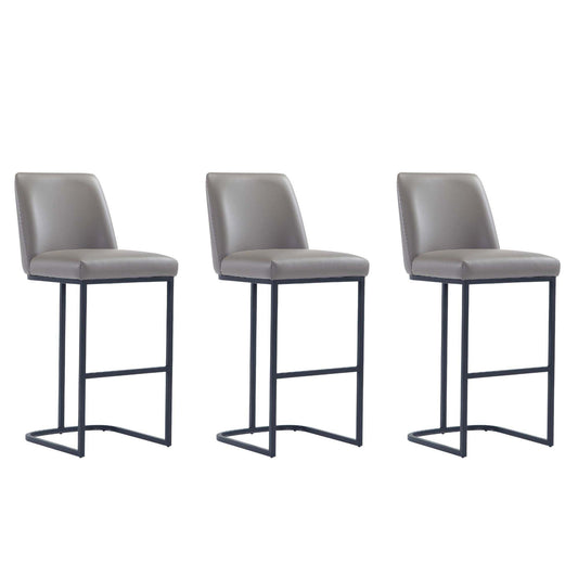 Manhattan Comfort Serena Barstool - Set of 3