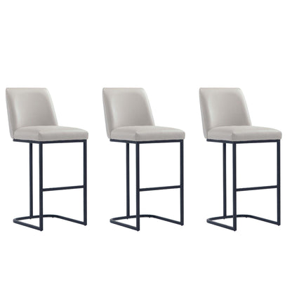 Manhattan Comfort Serena Barstool - Set of 3