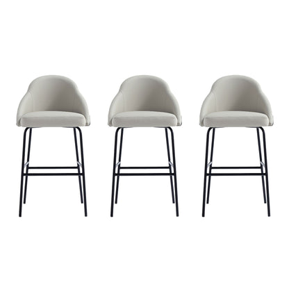 Manhattan Comfort Gracie Barstool - Set of 3