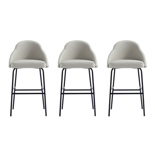 Manhattan Comfort Gracie Barstool - Set of 3