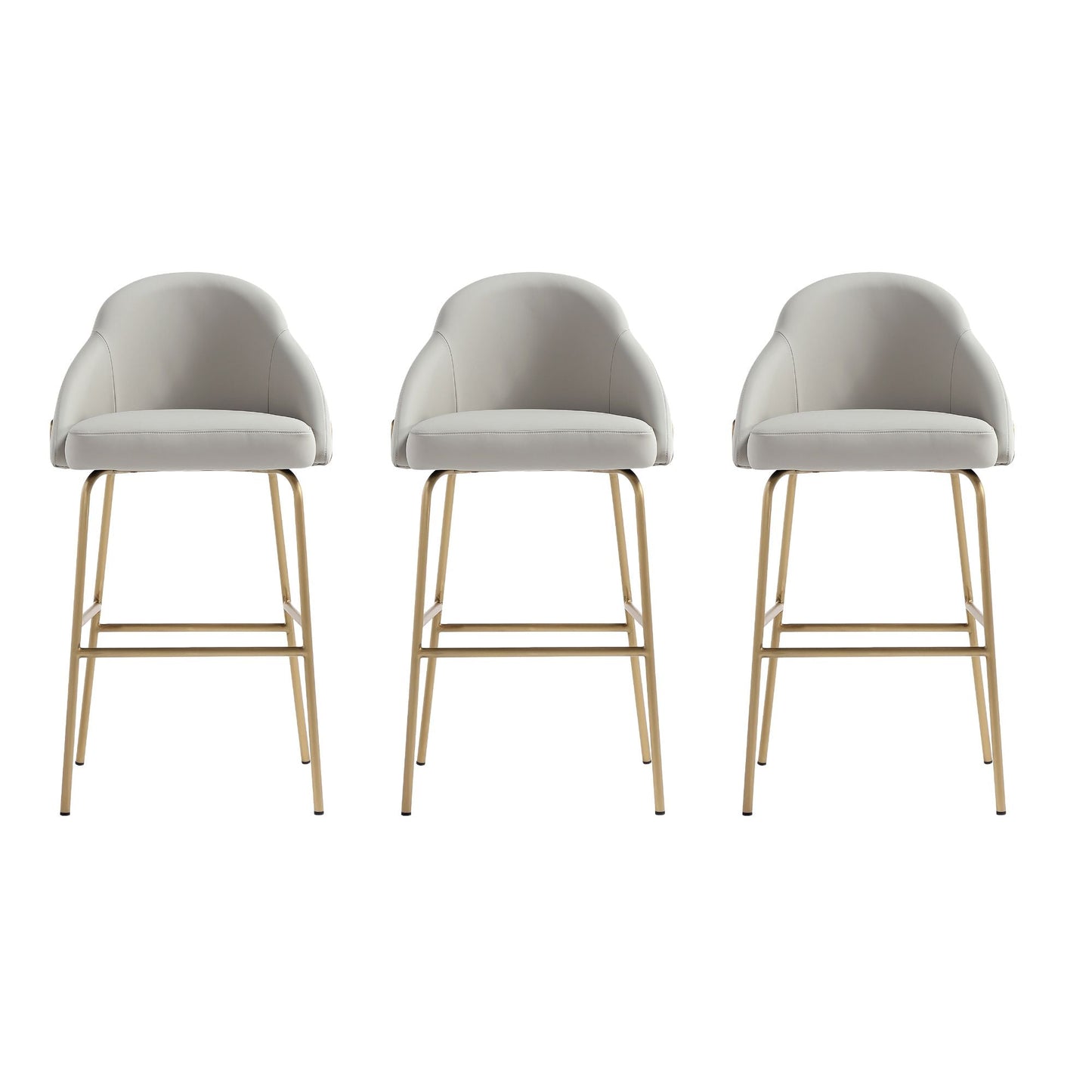 Manhattan Comfort Gracie Barstool - Set of 3