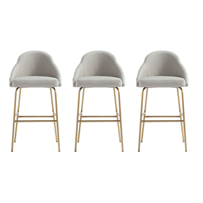 Manhattan Comfort Gracie Barstool - Set of 3