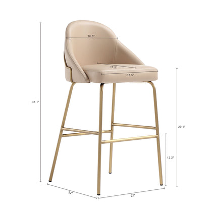 Manhattan Comfort Gracie Barstool - Set of 3